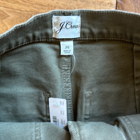 NWT J Crew Straight leg crop utility pants. - Picture 3 of 5